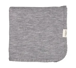 MarMar Copenhagen Accessories>Alida, Uld Rib Baby Taeppe Grey Melange