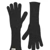 MarMar Copenhagen Accessories>Aske Long W, Handsker Black Grey Melange
