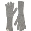 MarMar Copenhagen Accessories>Aske Long W, Handsker Grey Melange