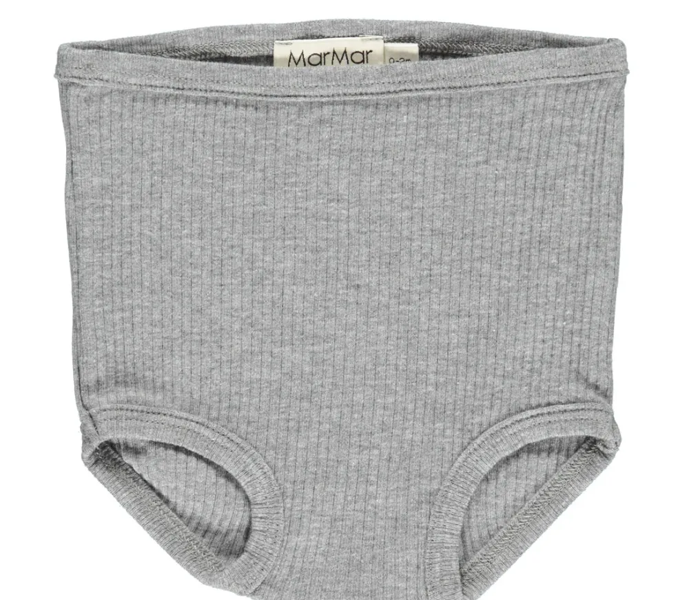 MarMar Copenhagen Undertøj>Baby Underpants 2-Pack, Undertøj Grey Melange