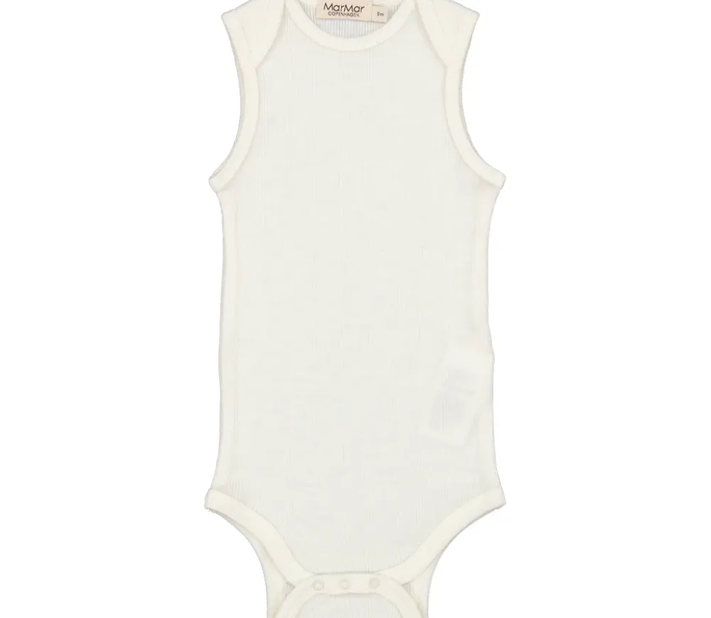 MarMar Copenhagen Uld>Bini, Uld Rib Bodystocking Natural