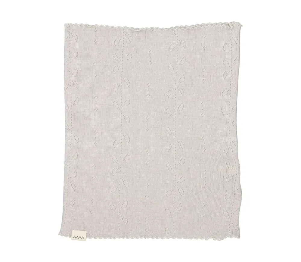 MarMar Copenhagen Accessories>Buff, Uld Pointelle Halsedisse Soft Dove