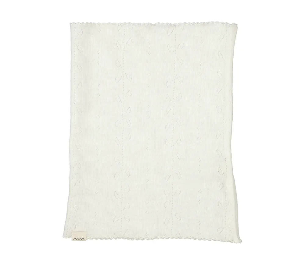 MarMar Copenhagen Accessories>Buff, Uld Pointelle Halsedisse Natural