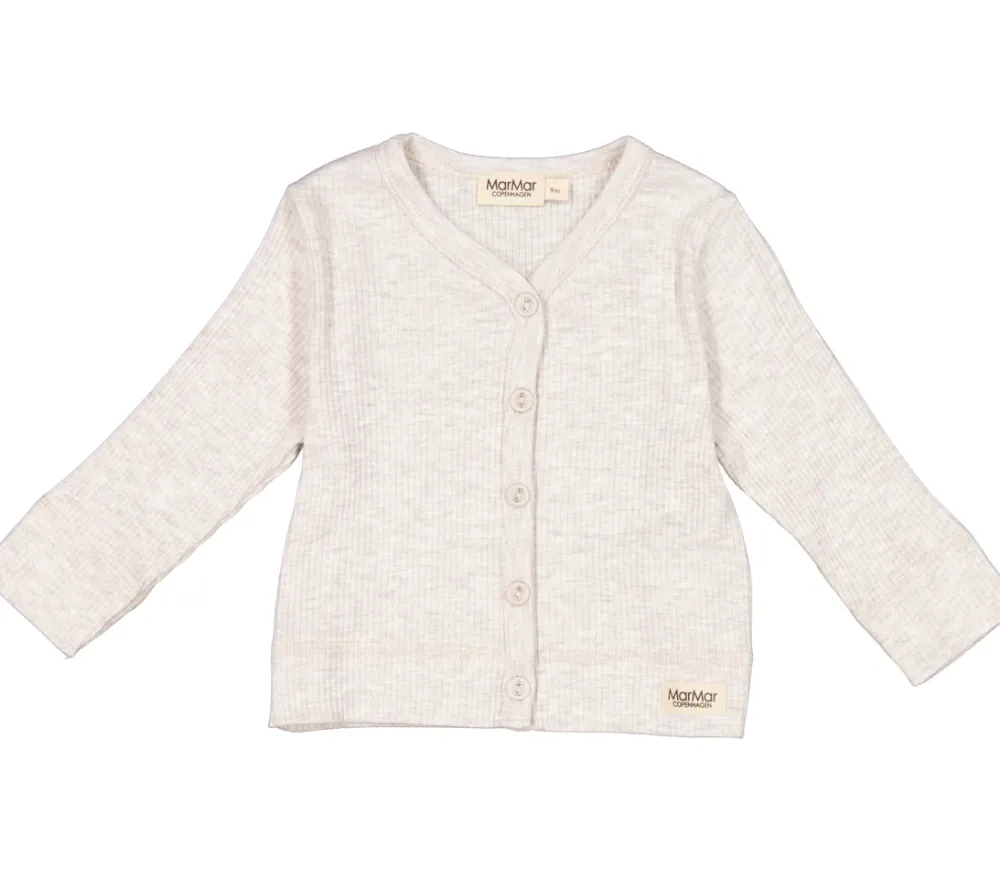 MarMar Copenhagen Overdele>Cardigan, Cardigan Beige Melange