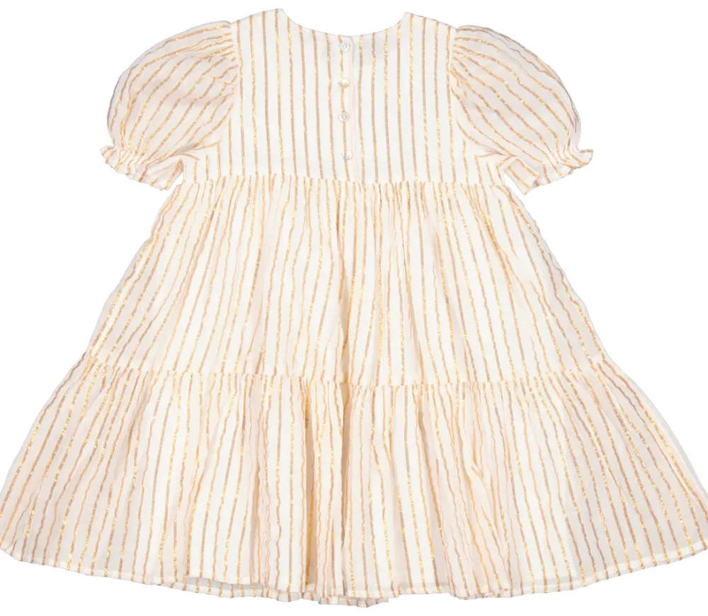 MarMar Copenhagen Kjoler>Damita, Kjole Gold Stripes