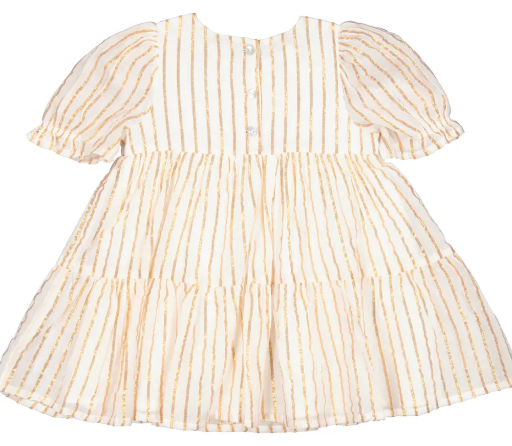 MarMar Copenhagen Kjoler>Damita, Kjole Gold Stripes