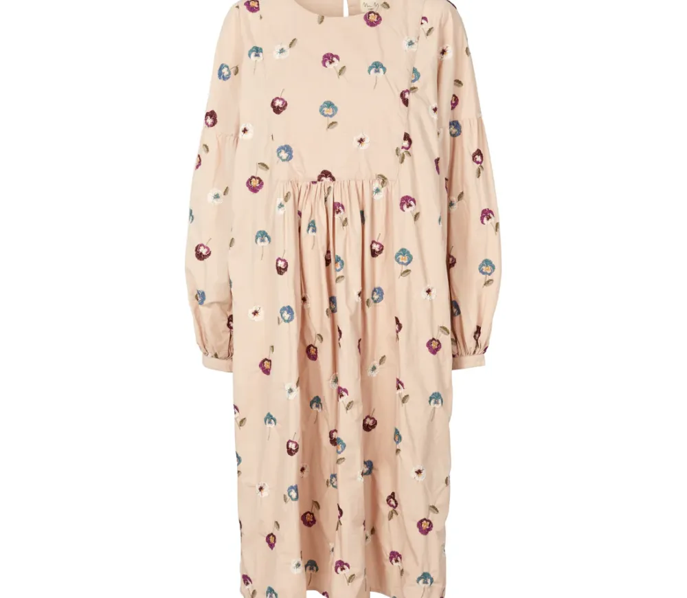 MarMar Copenhagen Kjoler>Danira W, Kjole Pansy Embroidery