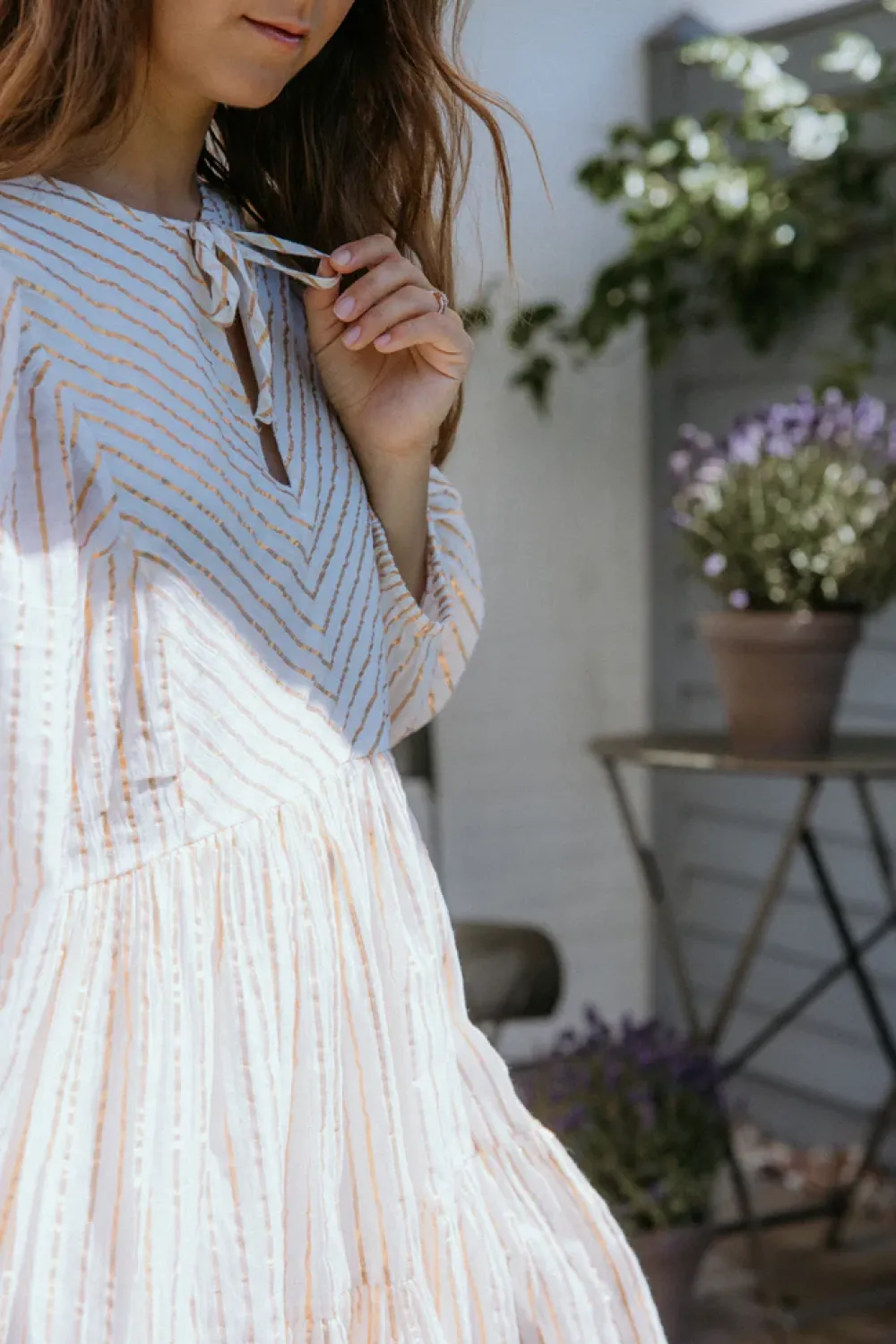 MarMar Copenhagen Kjoler>Darcy W, Kjole Gold Stripes
