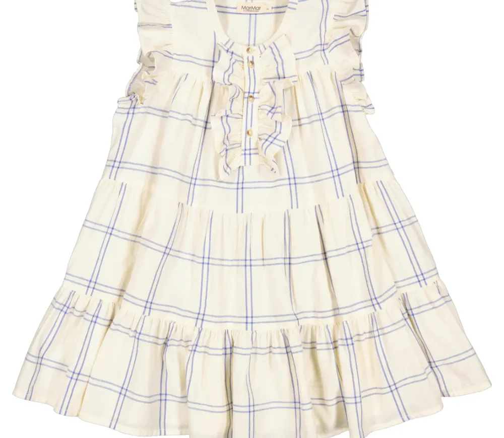 MarMar Copenhagen Overdele>Dasha, Kjole Blue Check