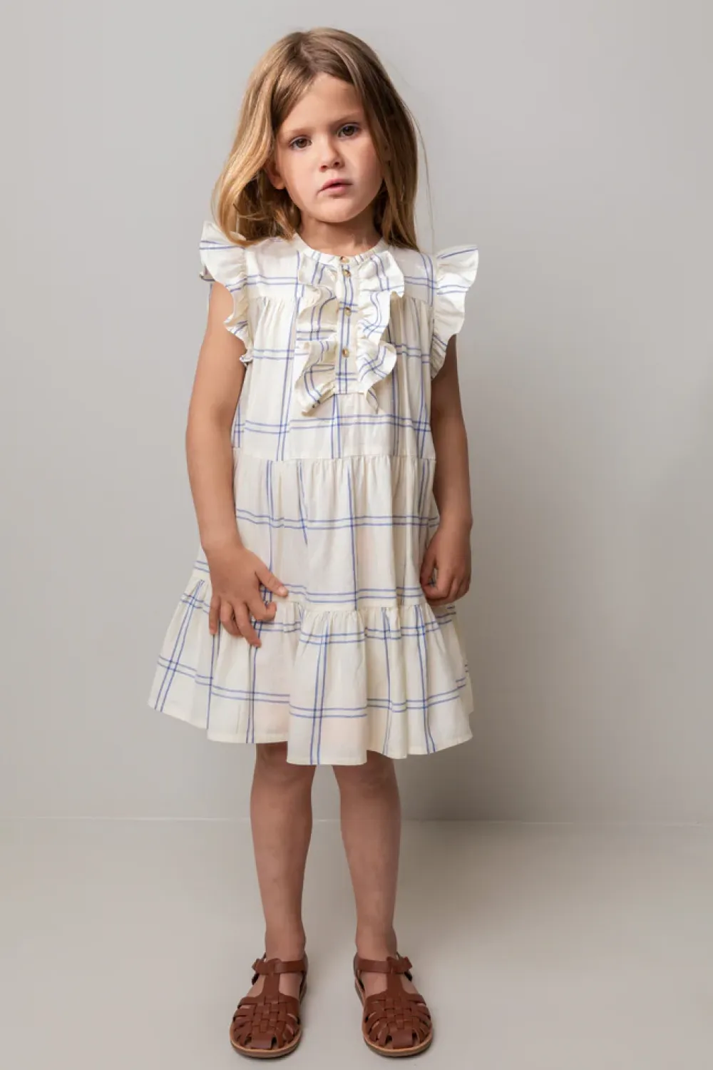 MarMar Copenhagen Kjoler>Dasha, Kjole Blue Check