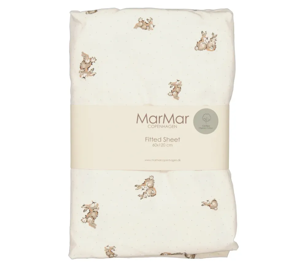 MarMar Copenhagen Sengetøj & Lagner>Fitted Sheet, Lagen Little Rabbit