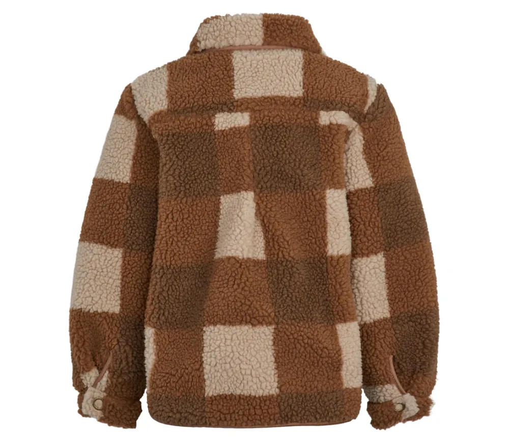MarMar Copenhagen Fleece & Teddy>Jack, Teddybear Jakke Chunky Hazel Check