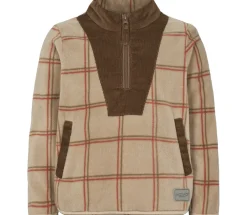 MarMar Copenhagen Fleece & Teddy>Jeko, Fleecetroje Cranberry Check