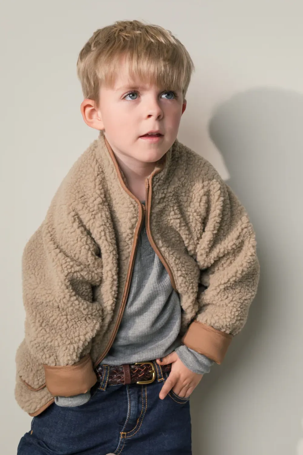 MarMar Copenhagen Fleece & Teddy>Jerry, Teddybear Jakke Sandstone