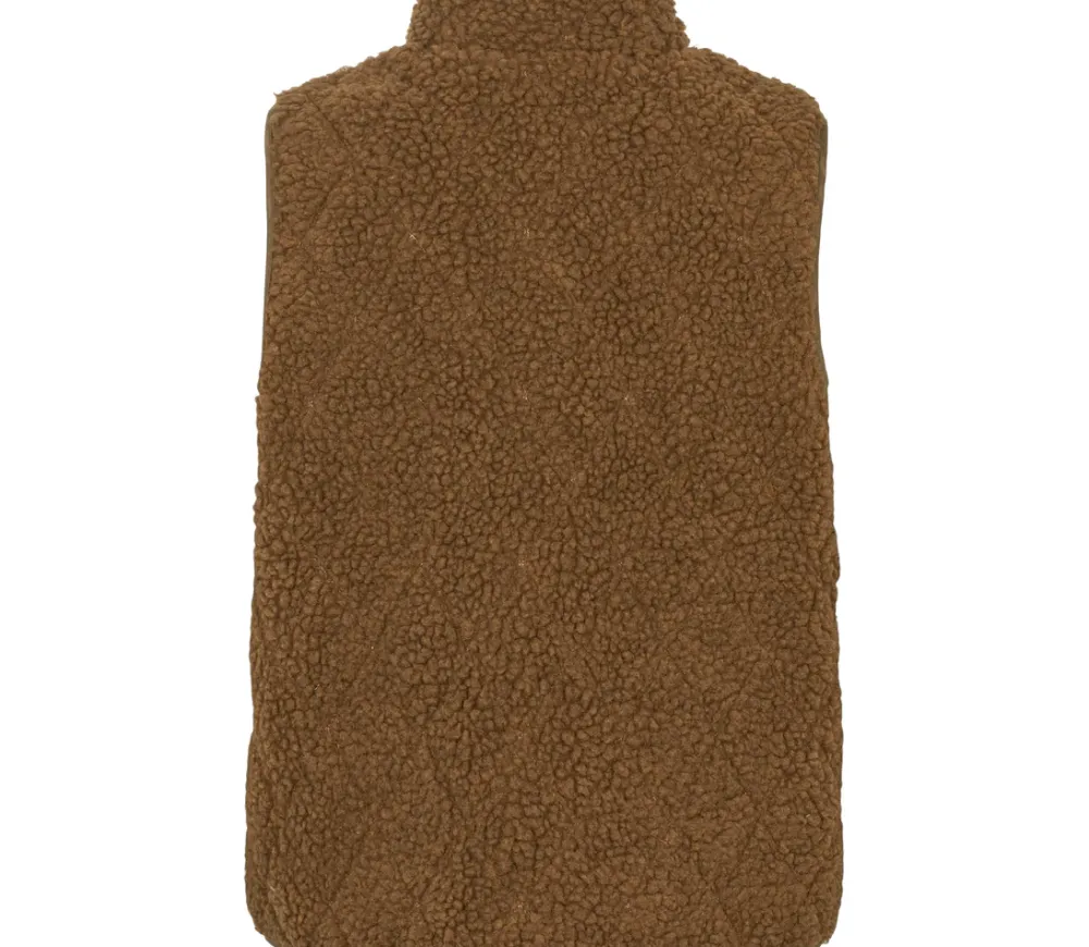 MarMar Copenhagen Overdele>Joby, Fleecevest Bark