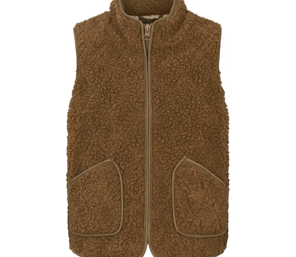 MarMar Copenhagen Fleece & Teddy>Joby, Fleecevest Bark