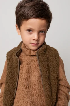 MarMar Copenhagen Fleece & Teddy>Joby, Fleecevest Bark