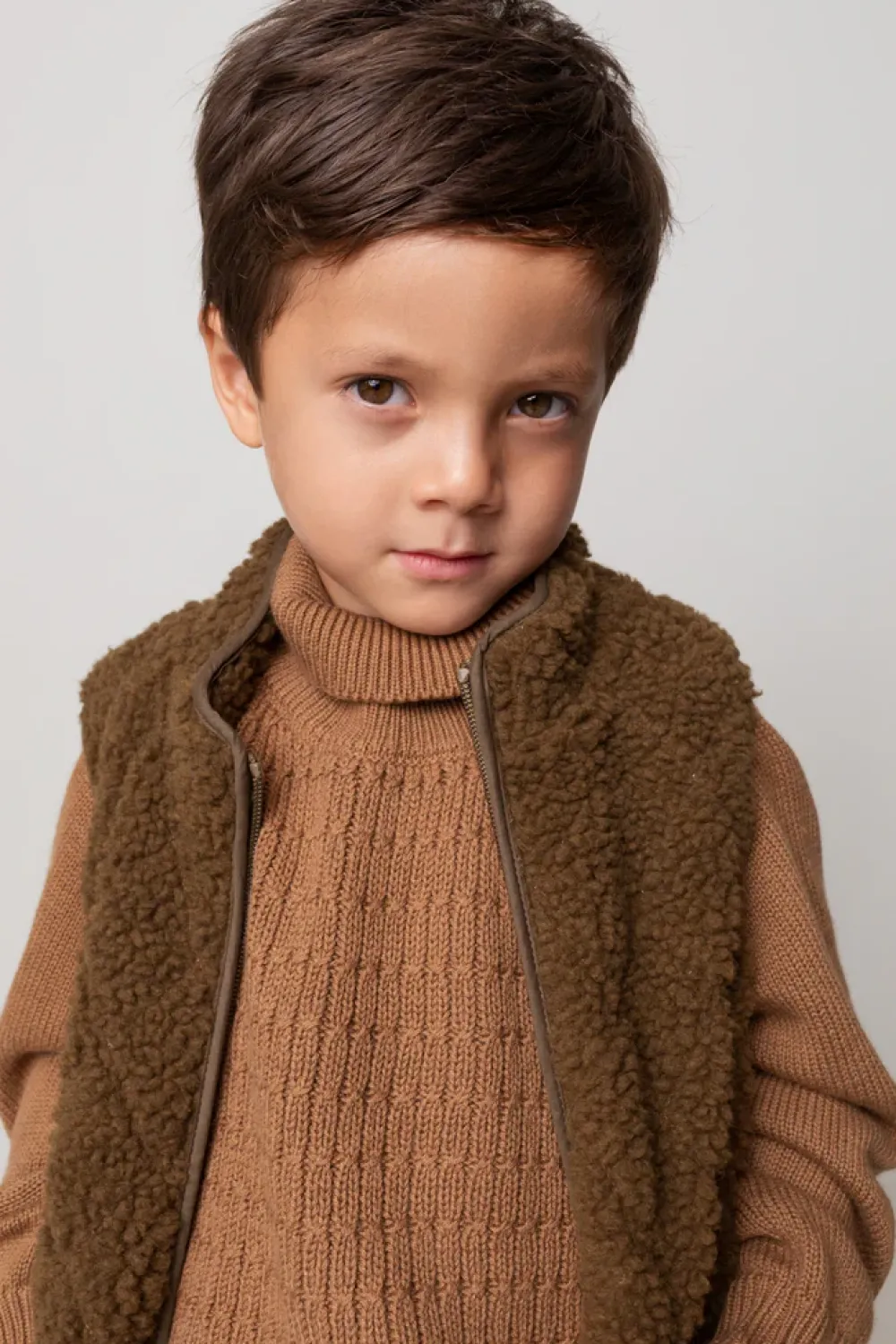 MarMar Copenhagen Fleece & Teddy>Joby, Fleecevest Bark