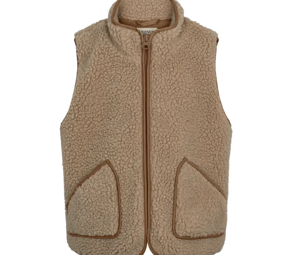 MarMar Copenhagen Fleece & Teddy>Joby, Teddybear Vest Sandstone