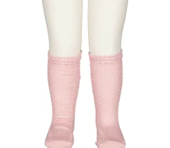 MarMar Copenhagen Strømper & Strømpebukser>Knee Socks Pointelle, Strømper Faded Rose