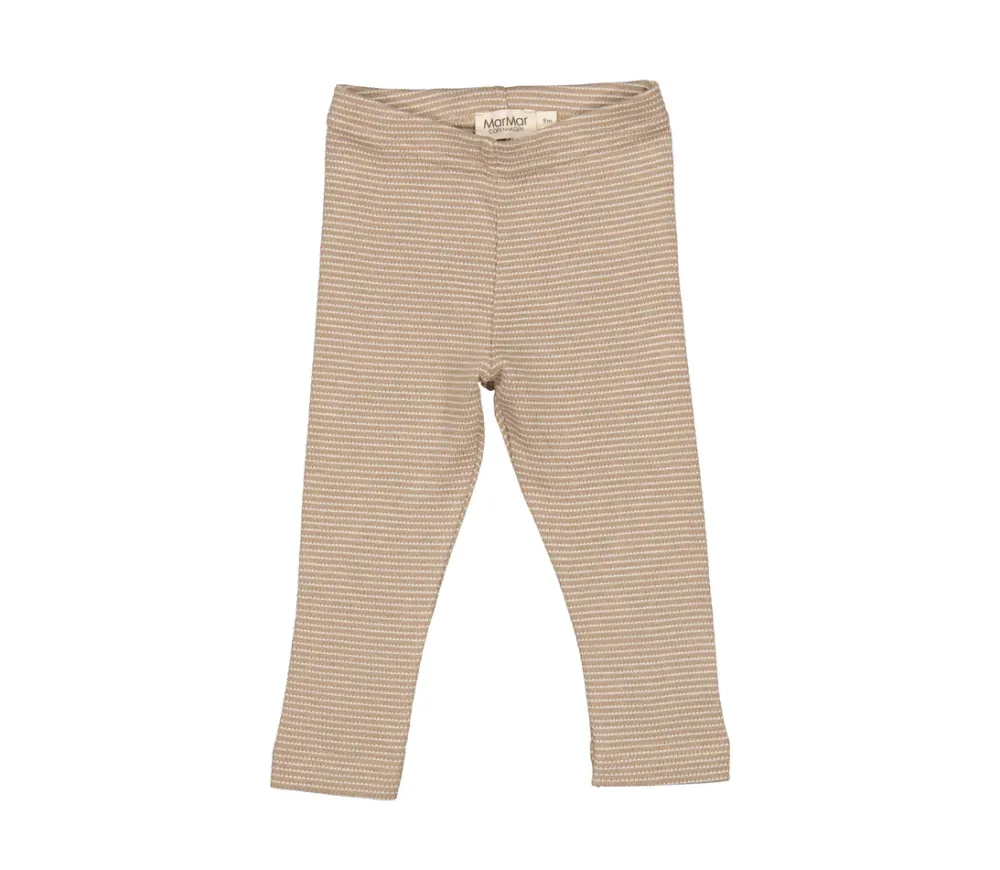 MarMar Copenhagen Underdele>Leg, Leggings Sandstone Stripe