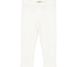 MarMar Copenhagen Uld>Leg, Uld Rib Leggings Natural