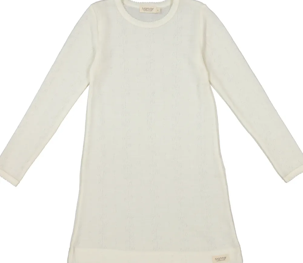 MarMar Copenhagen Nattøj>Night Dress, Uld Pointelle Nattøj Natural