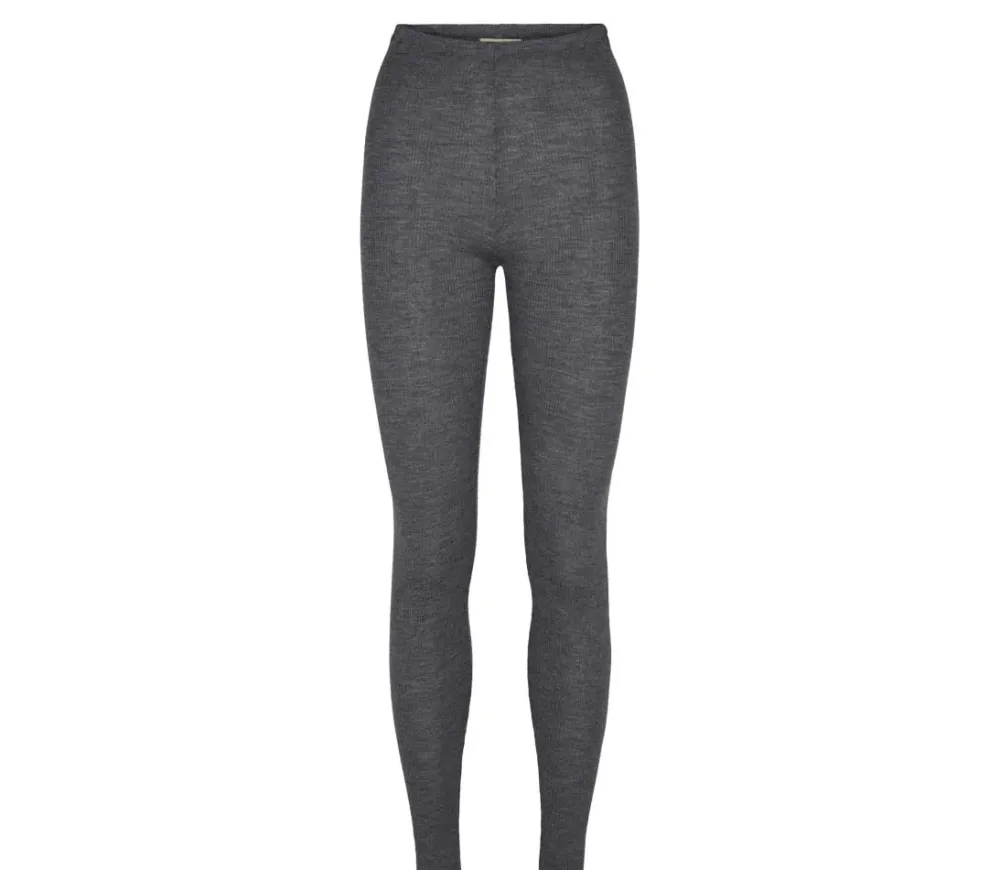 MarMar Copenhagen Strik>Pippi W, Leggings Mid Grey Melange