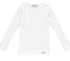 MarMar Copenhagen Overdele>Plain Tee Ls, T-Shirt Gentle White