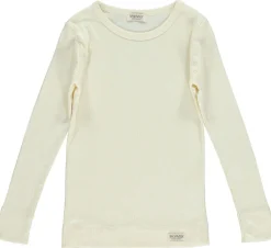 MarMar Copenhagen Overdele>Plain Tee Ls, T-Shirt Off White