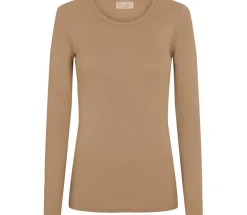 MarMar Copenhagen T-Shirts>Plain Tee W, T-Shirt Cumin