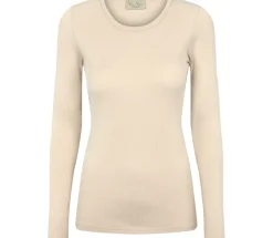 MarMar Copenhagen T-Shirts>Plain Tee W, T-Shirt Grey Sand