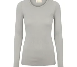 MarMar Copenhagen T-Shirts>Plain Tee W, T-Shirt Chalk