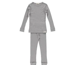 MarMar Copenhagen Nattøj>Sleepwear (Set Tee+Leg), Nattøj Grey Melange