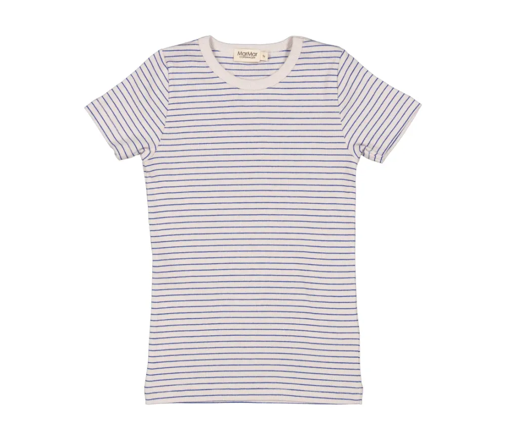 MarMar Copenhagen Overdele>Tago, T-Shirt Space Blue Stripe