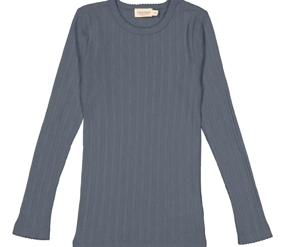 MarMar Copenhagen Overdele>Tamra, T-Shirt Stormy Blue