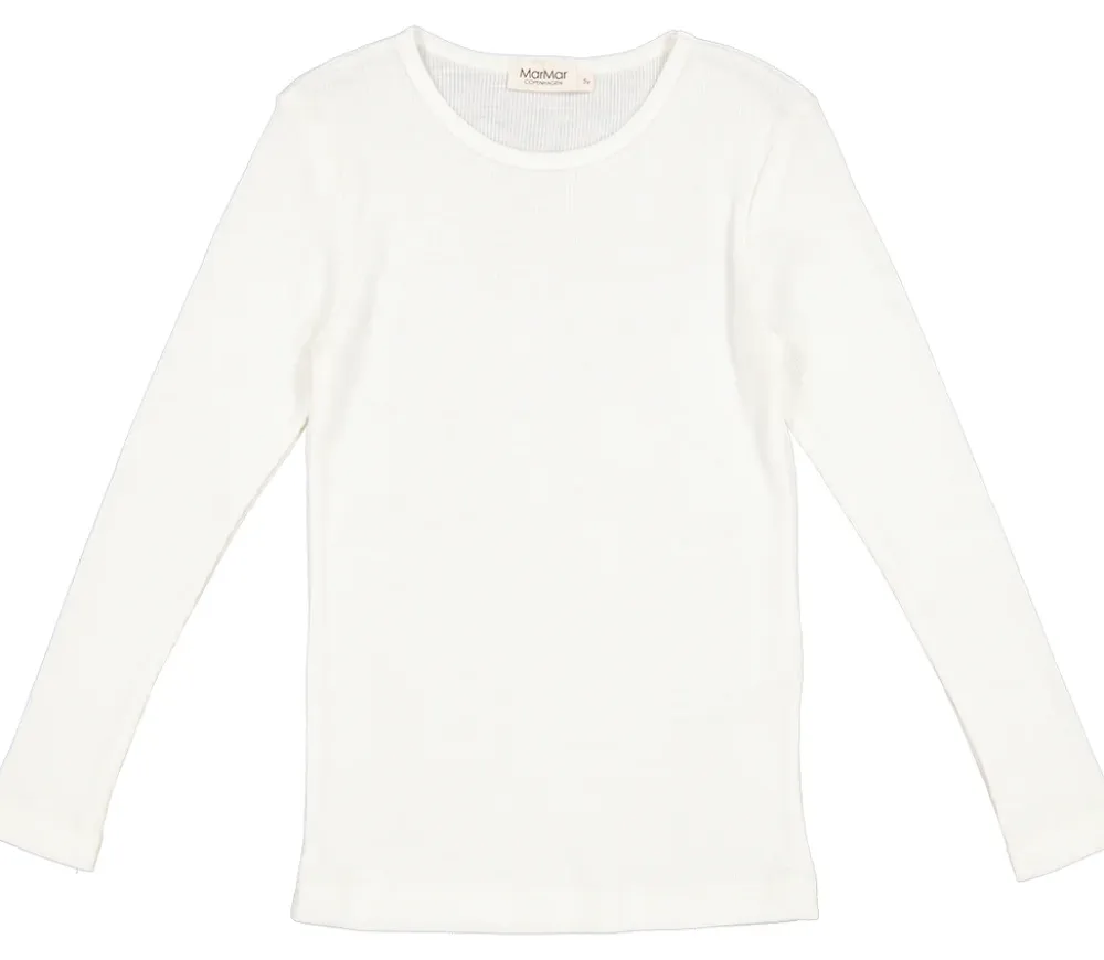 MarMar Copenhagen Uld>Tamra, Uld Rib Bluse Natural