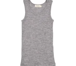 MarMar Copenhagen Uld>Tavi, Uld Rib Undertroje Grey Melange