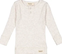 MarMar Copenhagen Overdele>Tee Ls, T-Shirt Beige Melange