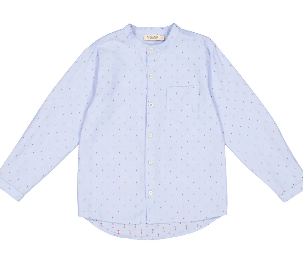 MarMar Copenhagen Overdele>Theodor, Skjorte Red Currant Dot