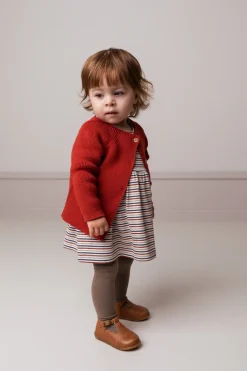 MarMar Copenhagen Strik>Titaly, Cardigan Burnt Sienna
