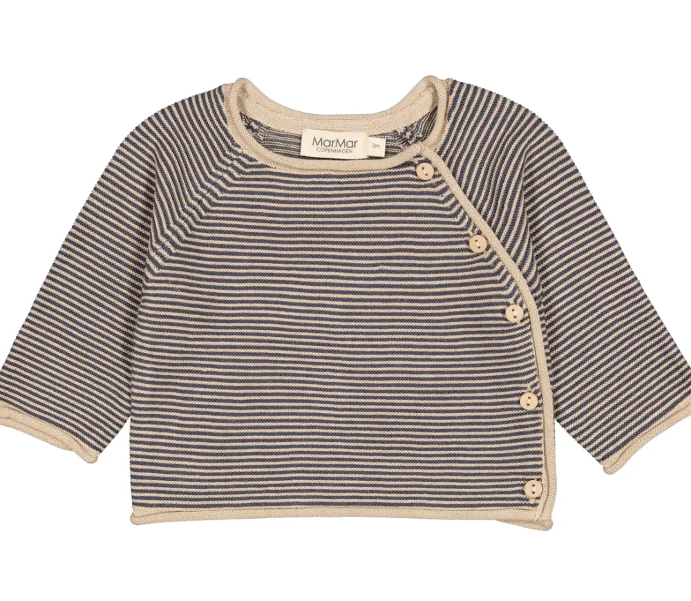 MarMar Copenhagen Strik>Toll, Bluse Blue Stripe