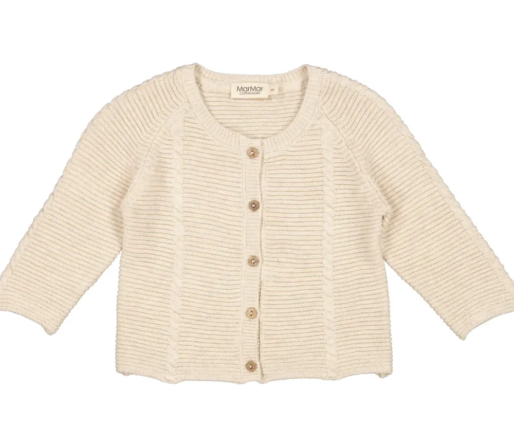 MarMar Copenhagen Strik>Totti, Cardigan Grey Sand Mel