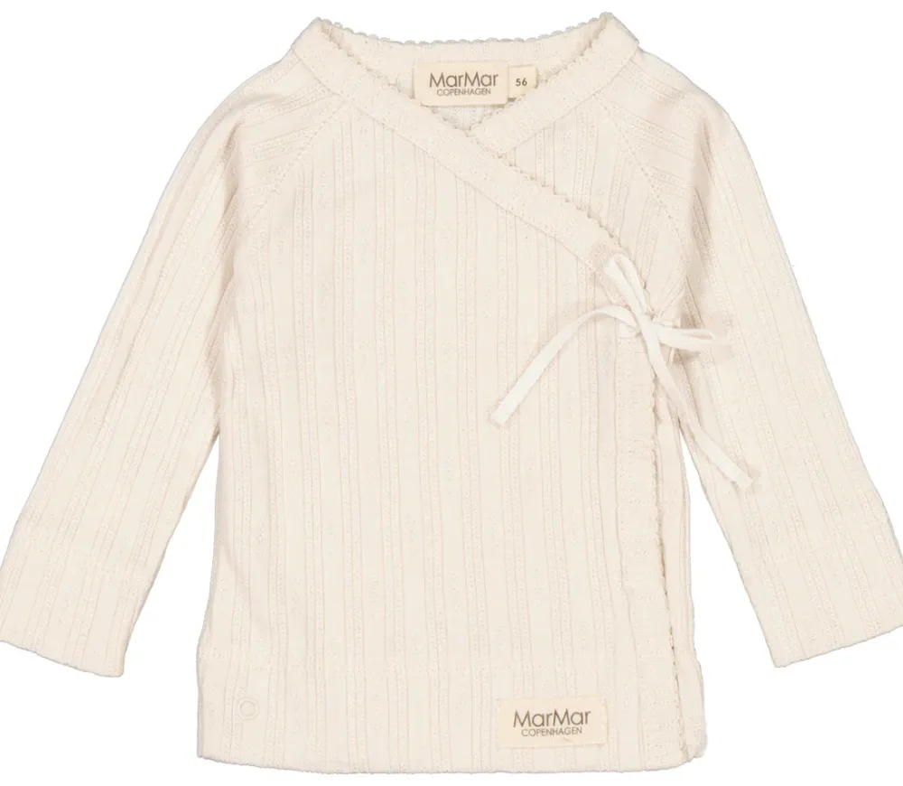 MarMar Copenhagen Bluser>Tut Wrap Ls, Bluse Vanilla