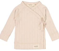 MarMar Copenhagen Bluser>Tut Wrap Ls, Bluse Cream Taupe