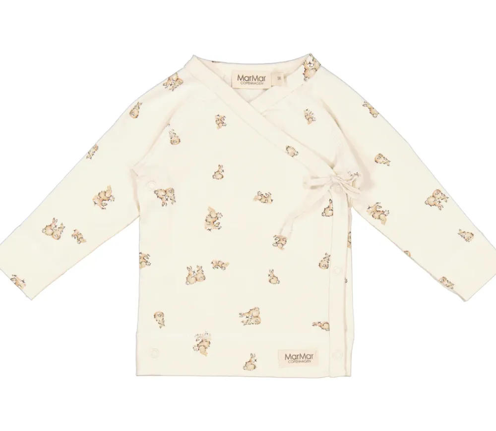 MarMar Copenhagen Bluser>Tut Wrap Ls, Bluse Little Rabbit